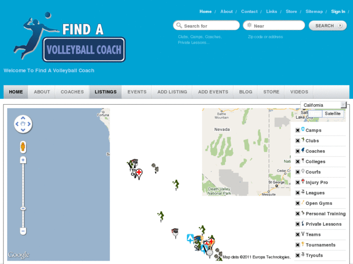 www.findavolleyballcoach.com