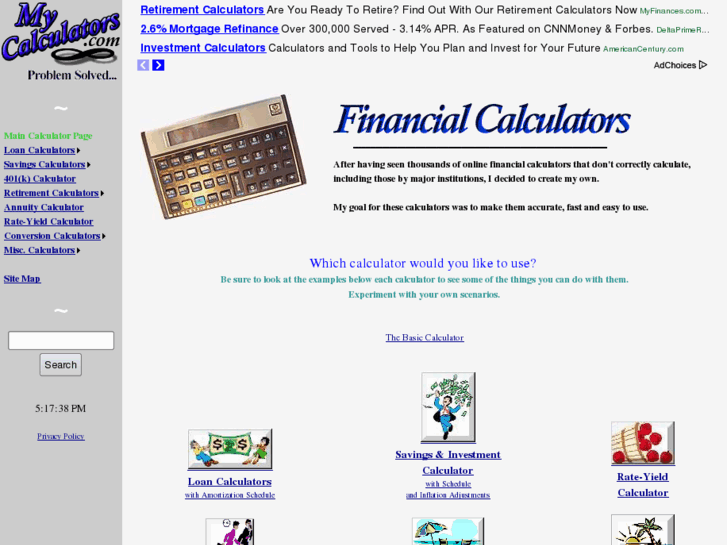 www.mycalculators.com