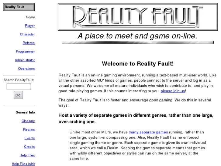 www.realityfault.net