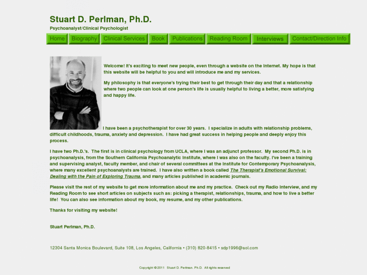 www.stuartdperlmanphd.com