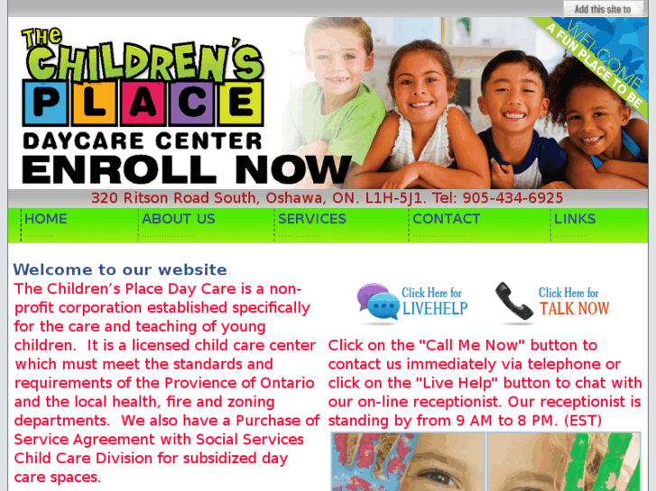 www.thechildrensplacedaycare.net