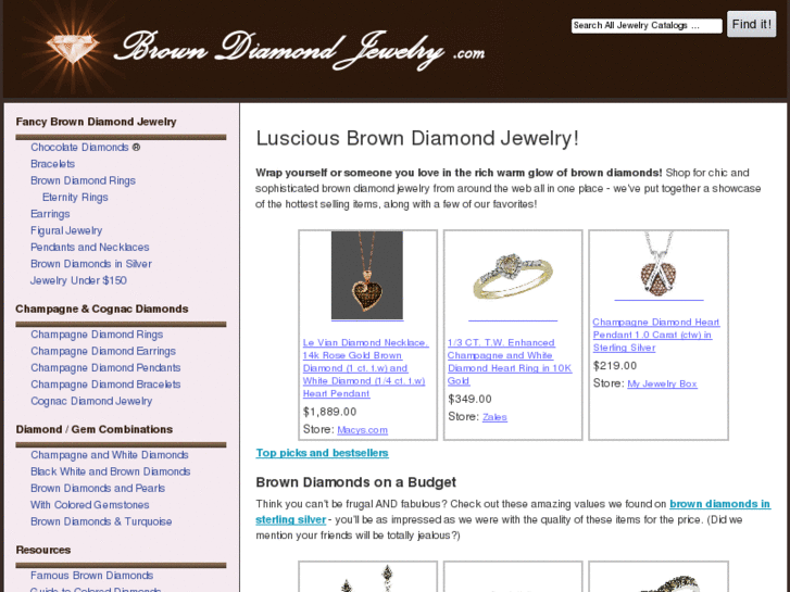 www.browndiamondjewelry.com