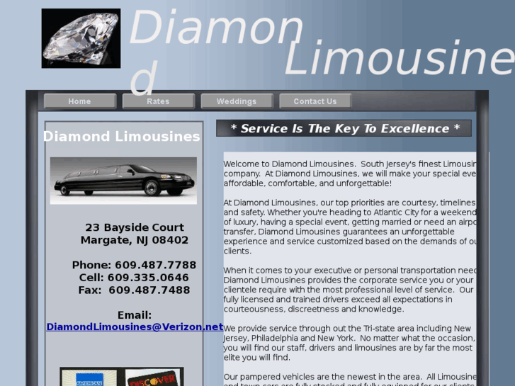 www.diamondlimousinesllc.com