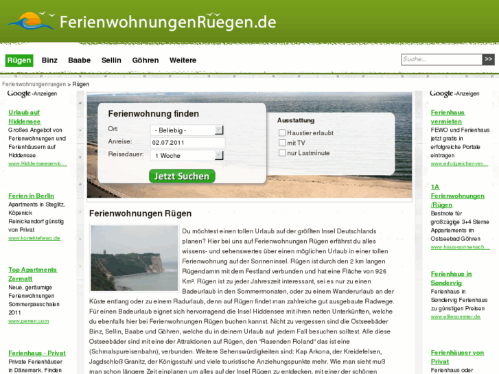 www.ferienwohnungenruegen.de