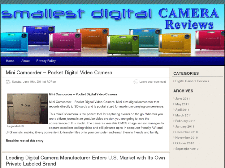 www.smallestdigitalcamerareviews.com