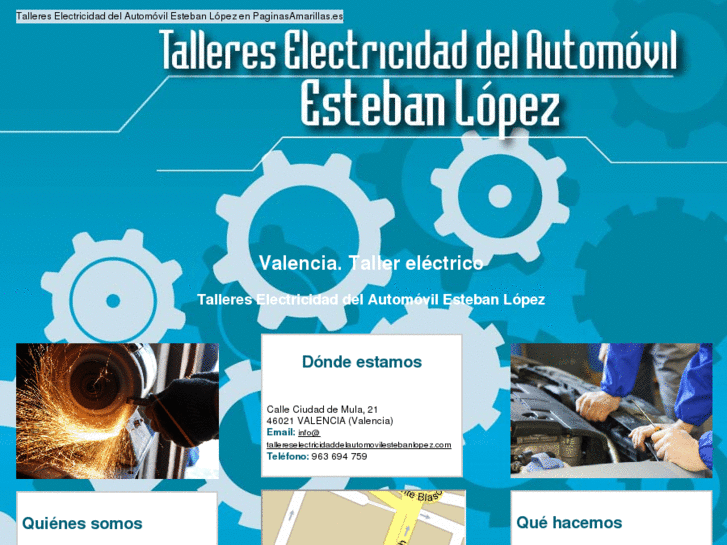 www.tallereselectricidaddelautomovilestebanlopez.com