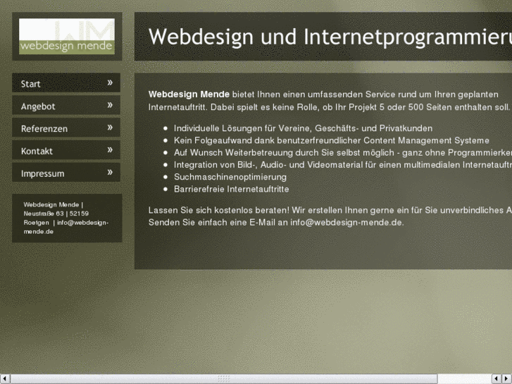 www.webdesign-mende.de