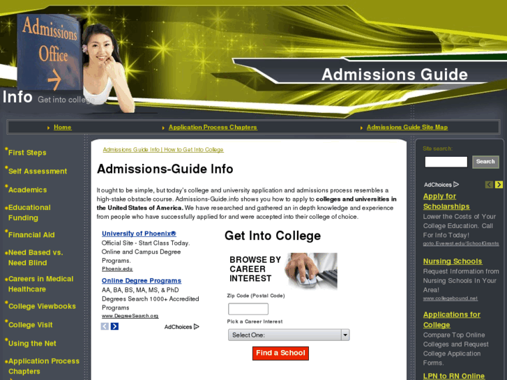 www.admissions-guide.info