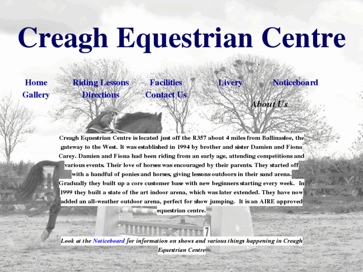 www.creaghequestriancentre.com