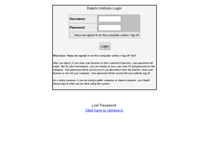 www.delphiinstitute.com
