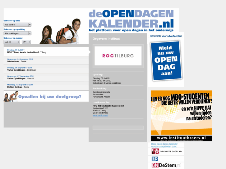 www.deopendagenkalender.nl