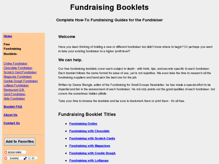 www.fundraisingbooklets.com