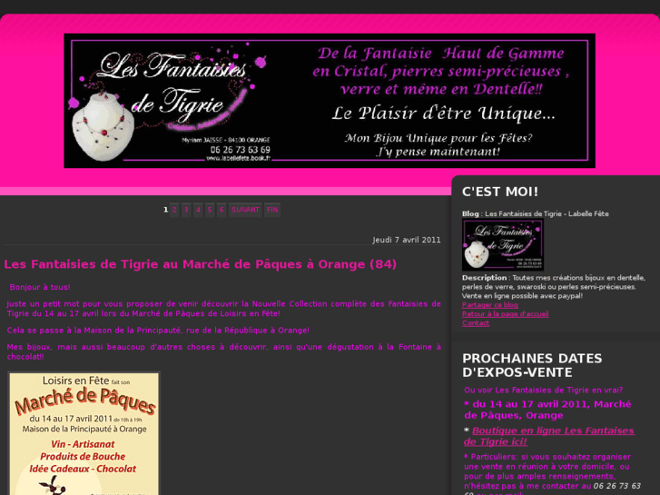 www.lesfantaisiesdetigrie.com