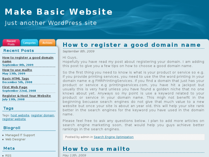 www.make-basic-website.com