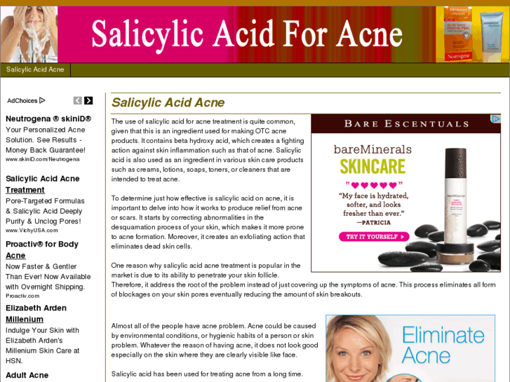 www.salicylicacidforacne.com