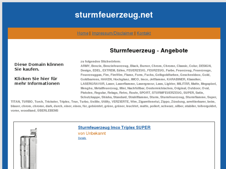 www.sturmfeuerzeug.net