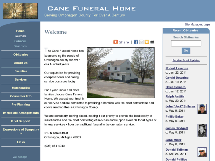 www.canefuneralhome.com