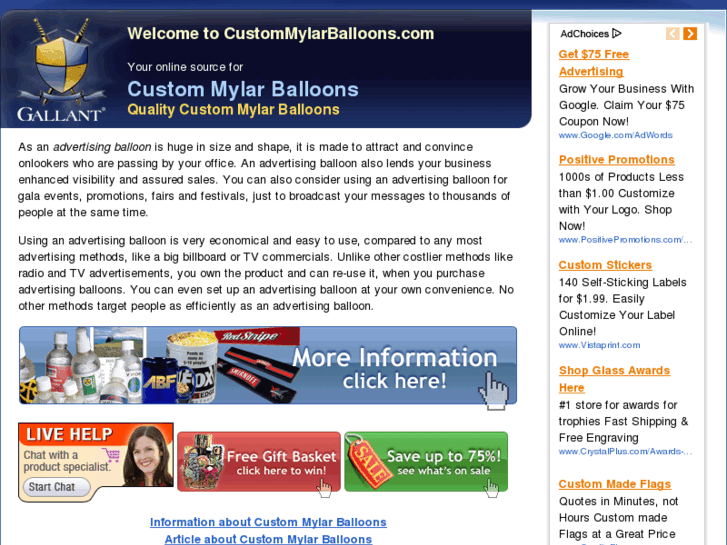 www.custommylarballoons.com