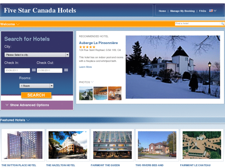 www.fivestarcanadahotels.com