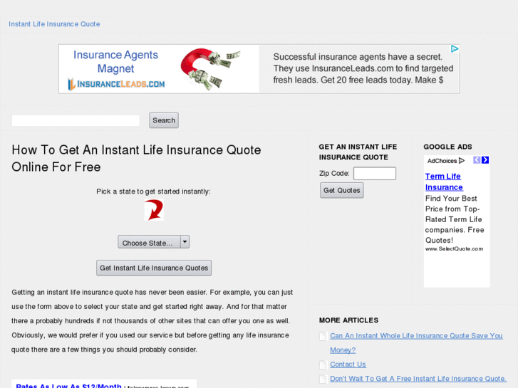 www.instantlifeinsuranceonline.com