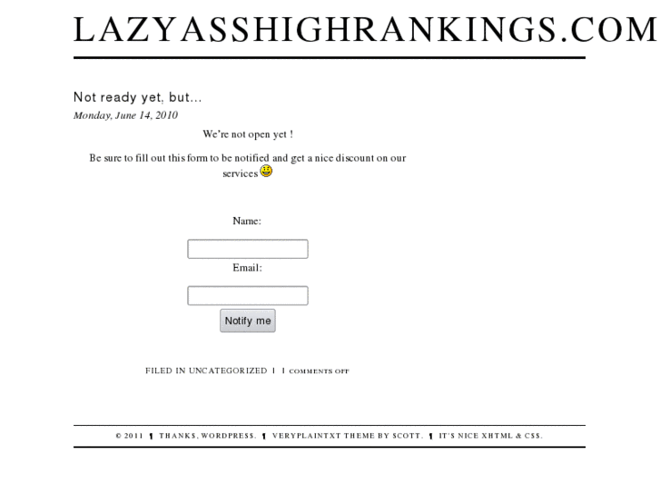 www.lazyasshighrankings.com