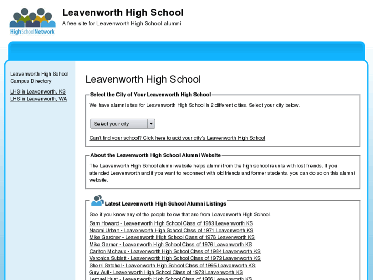 www.leavenworthhighschool.org