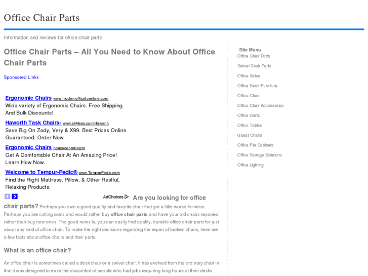 www.officechairparts.net