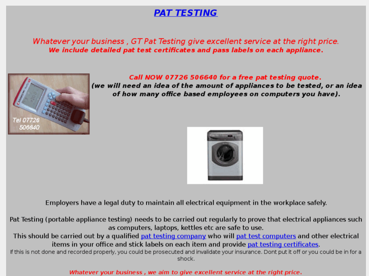 www.pattestingdirectory.co.uk