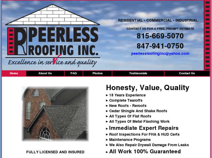 www.peerlessroofinginc.com