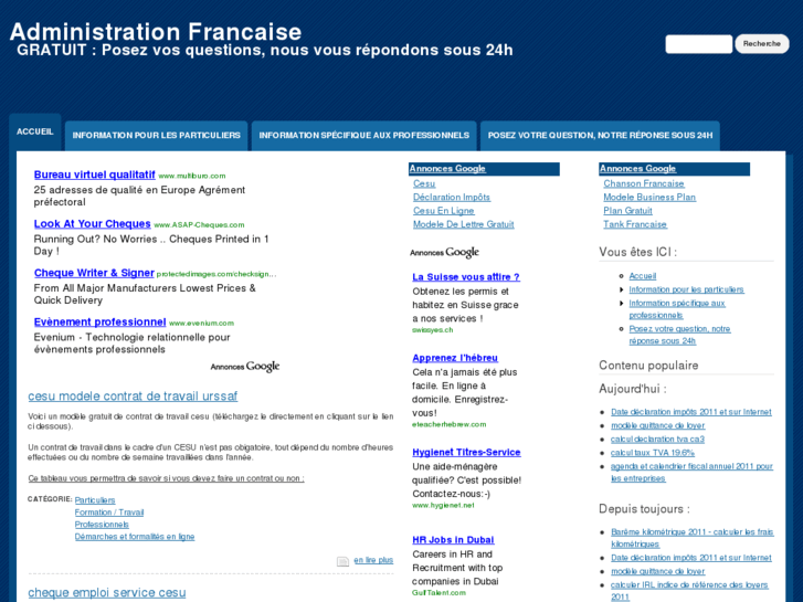 www.administration-francaise.com