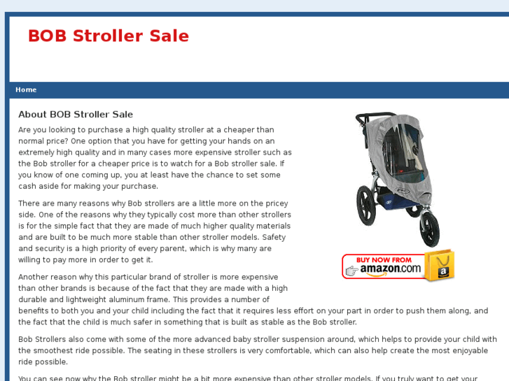 www.bobstrollersale.net