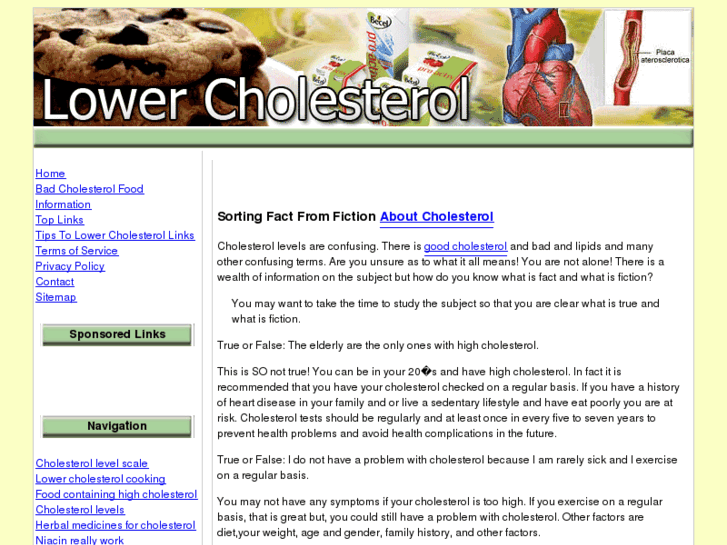 www.lowerthecholesterol.com