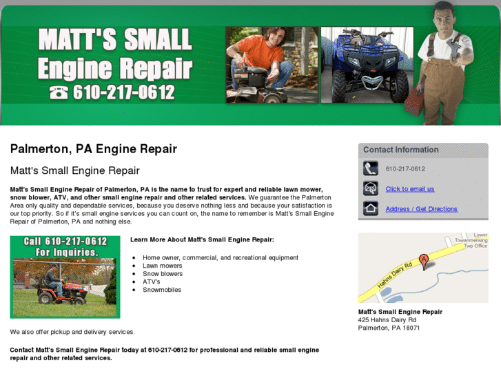 www.mattssmallenginerepair.com