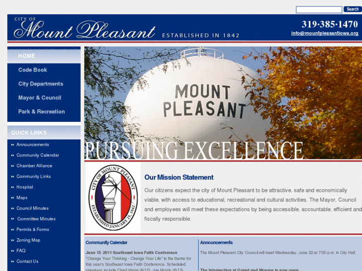 www.cityofmountpleasantiowa.org