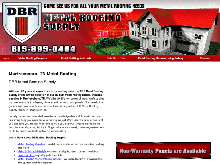 www.dbrmetalroofingsupply.com