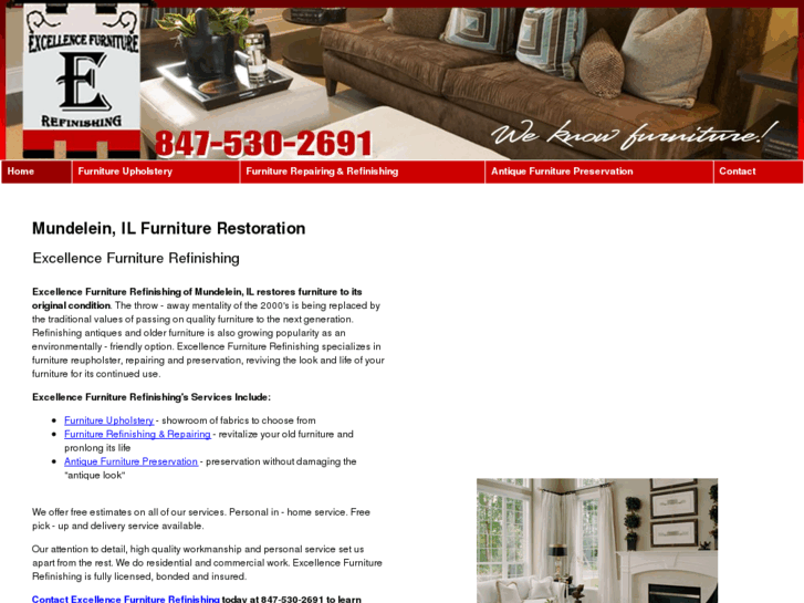 www.excellencefurniturerefinish.com