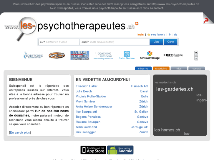 www.les-psychotherapeutes.ch