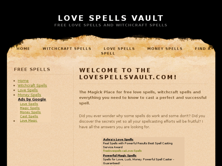 www.lovespellsvault.com