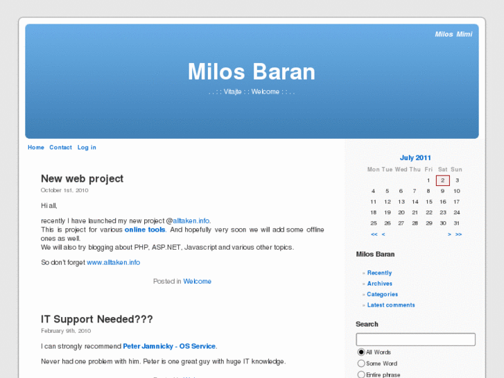 www.milosbaran.com