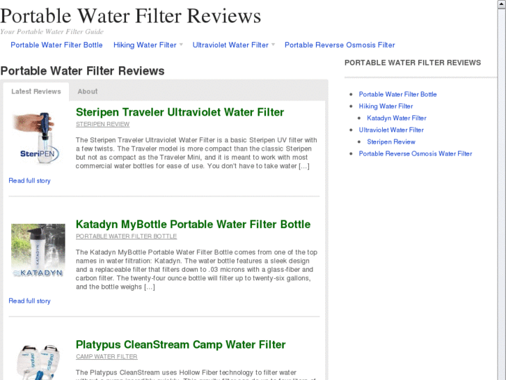 www.portablewaterfilterreviews.com