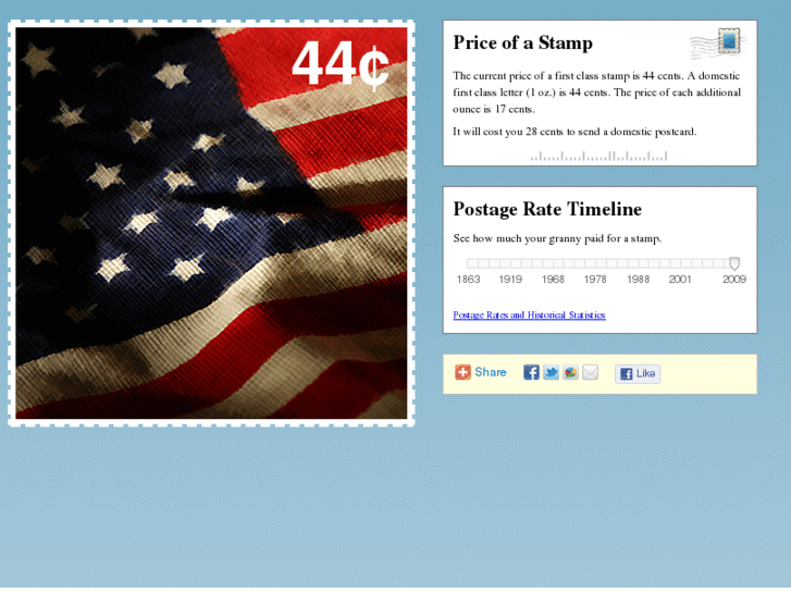 www.priceofstamp.com