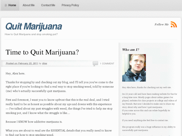 www.quitmarijuana.net