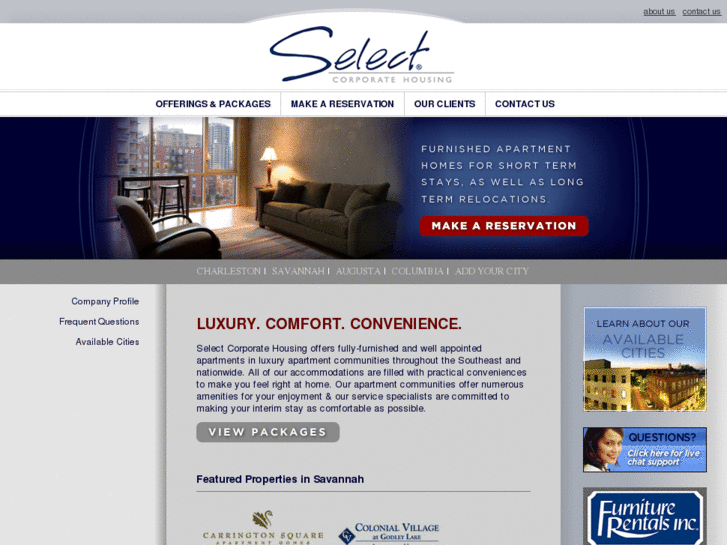 www.selectcorporatehousing.com