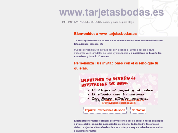 www.tarjetasbodas.es