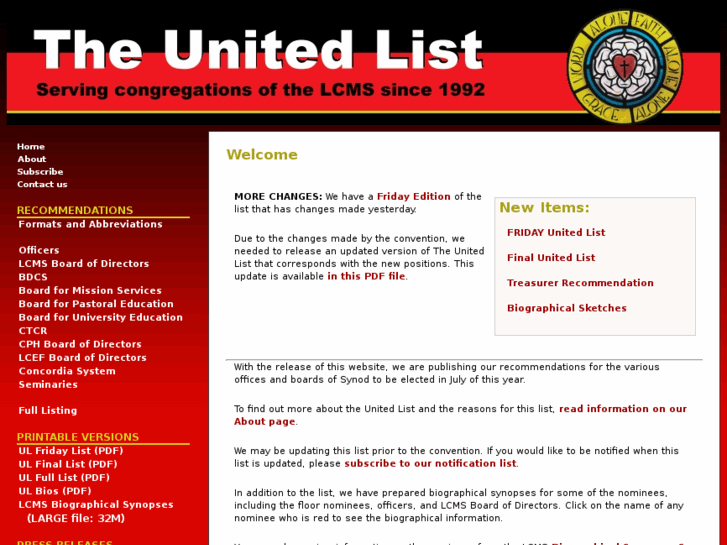 www.theunitedlist.org