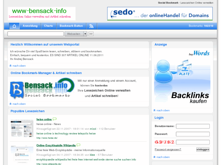 www.bensack.info