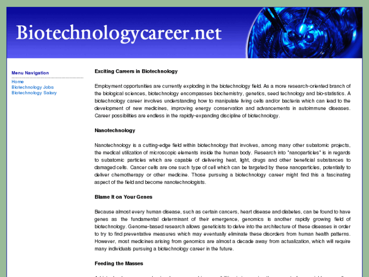 www.biotechnologycareer.net