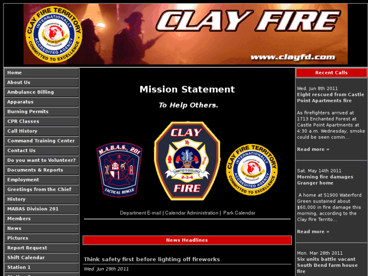 www.clayfd.com