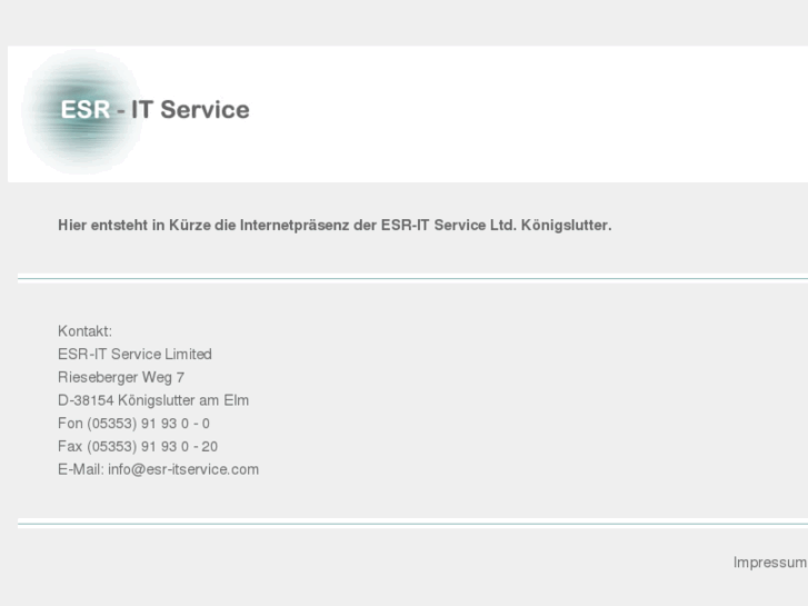 www.esr-itservice.com