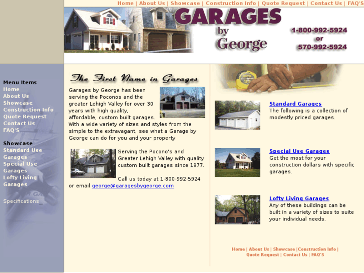 www.garagesbygeorge.com